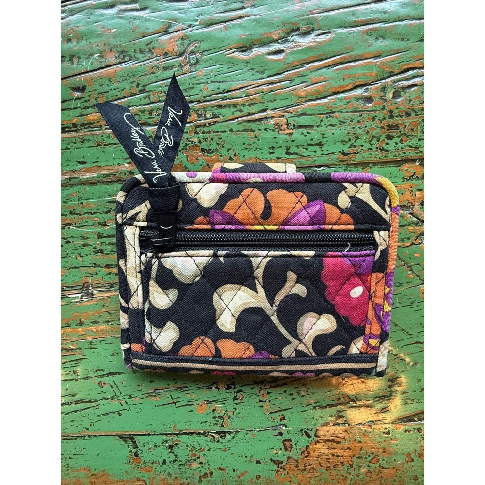 Vera Bradley Suzani Bifold Snappy Wallet Colorful Floral - Picture 2 of 3